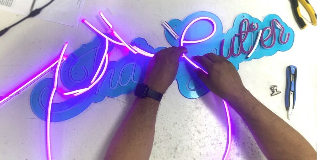 lettre lumineuse led