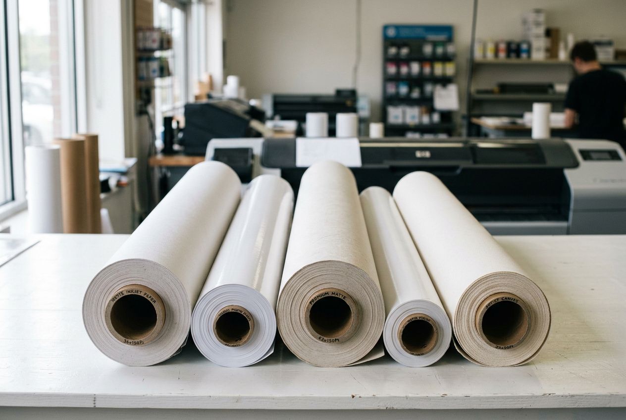 Impression grand format : choisir sa bobine papier traceur