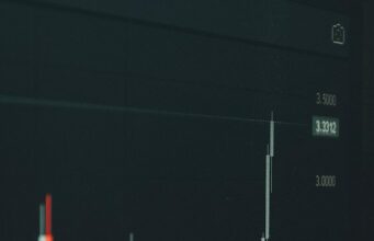 Pourquoi dit-on que le cuivre est un baromètre de l’économie Stock market graph shows fluctuating trends.