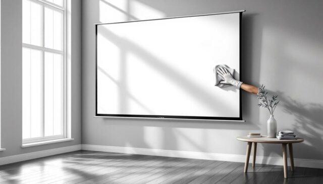 découvrez nos astuces pratiques pour entretenir votre écran de projection 120 pouces et préserver sa qualité d'image au fil du temps.