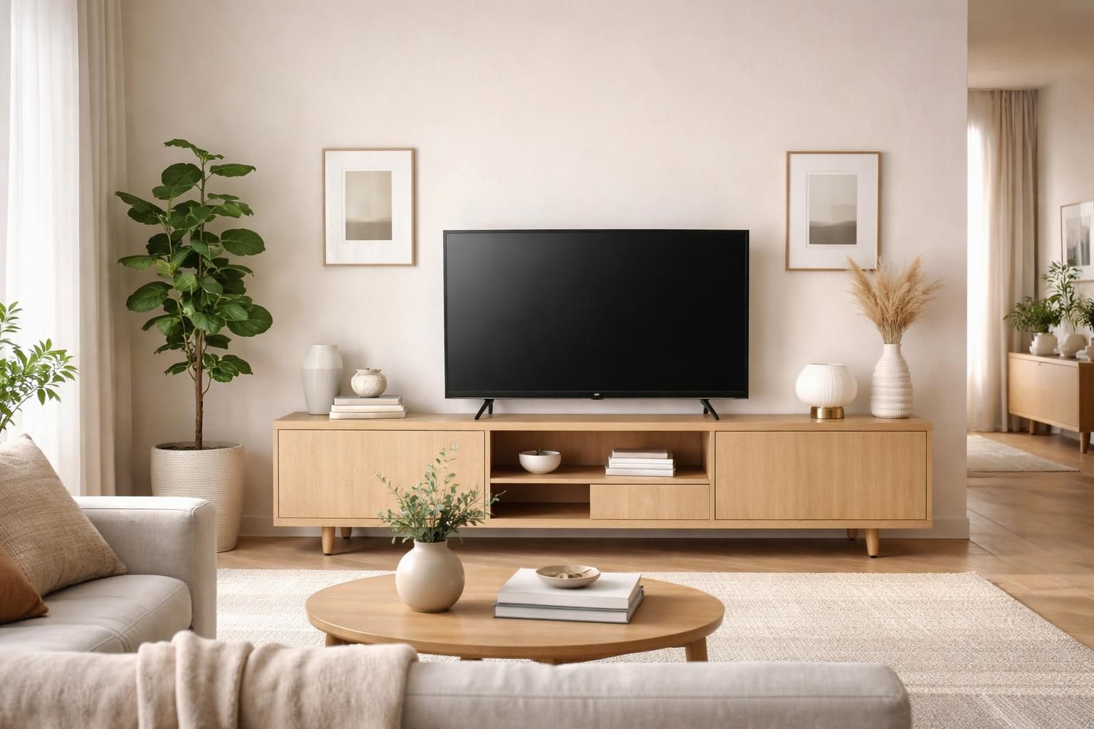 découvrez des astuces pratiques pour intégrer parfaitement une tv 43 pouces dans votre décoration intérieure tout en optimisant sa largeur pour un rendu harmonieux.