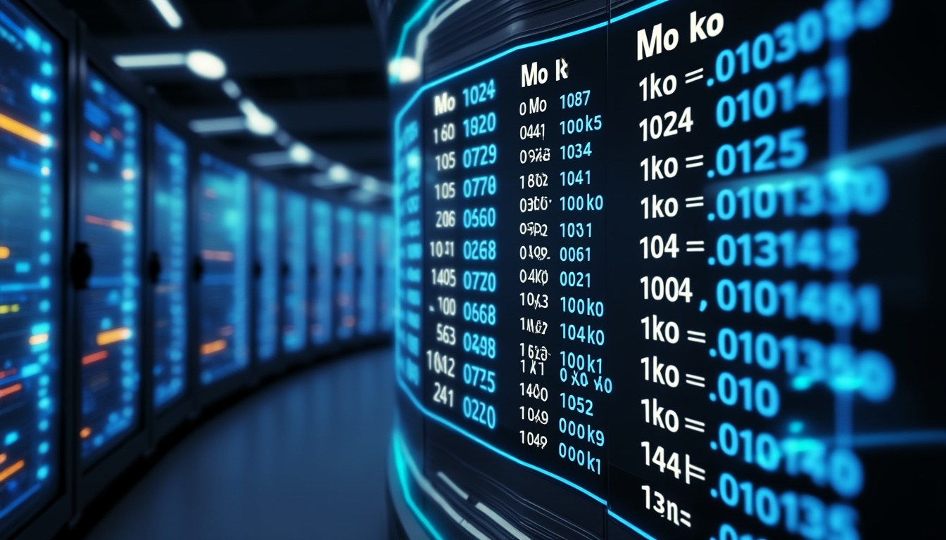 découvrez comment convertir facilement des go en mo et des mo en ko avec notre guide pratique. apprenez les astuces et outils nécessaires pour effectuer ces conversions d'unités de stockage rapidement et efficacement.