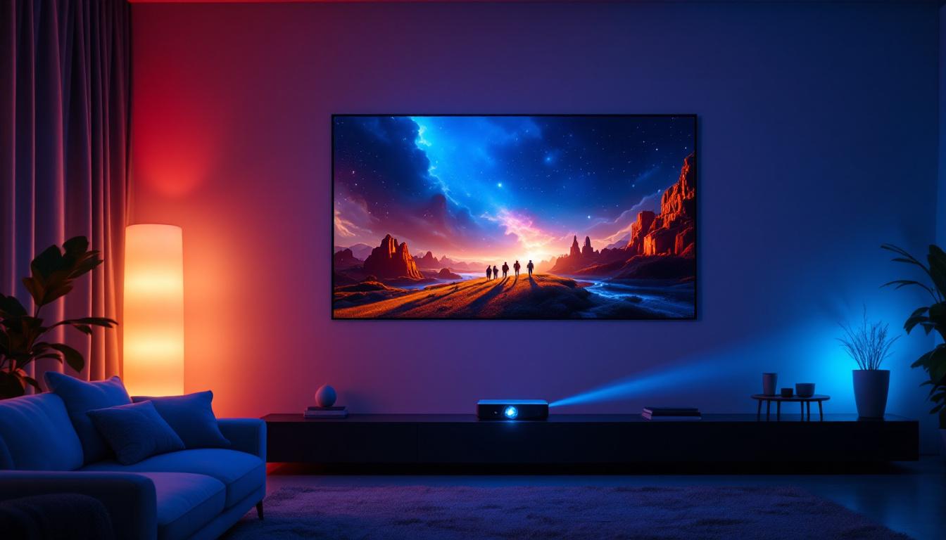 découvrez le vidéoprojecteur acer à haute luminosité, parfait pour transformer votre salon en une véritable salle de cinéma immersive et profiter de vos films préférés en grand format.