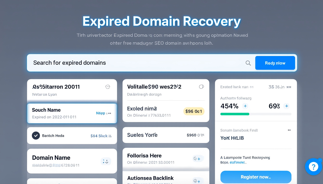 découvrez domexpire, votre source incontournable de noms de domaine expirés pour améliorer votre seo. boostez votre visibilité en ligne en accédant à des domaines de qualité et donnez un nouvel élan à votre stratégie digitale.