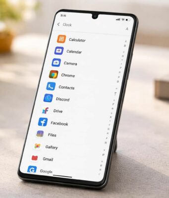 Facilitez votre navigation en classant les applications par ordre alphabétique sur Android apprenez à organiser facilement vos applications android en les classant par ordre alphabétique pour une navigation rapide et intuitive.