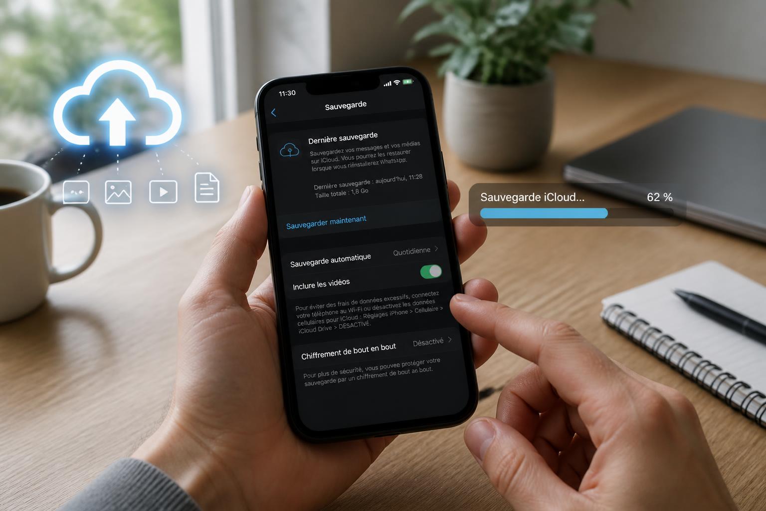 découvrez notre guide complet pour sauvegarder efficacement vos conversations whatsapp sur iphone, étape par étape, et ne perdez plus jamais vos précieuses données.