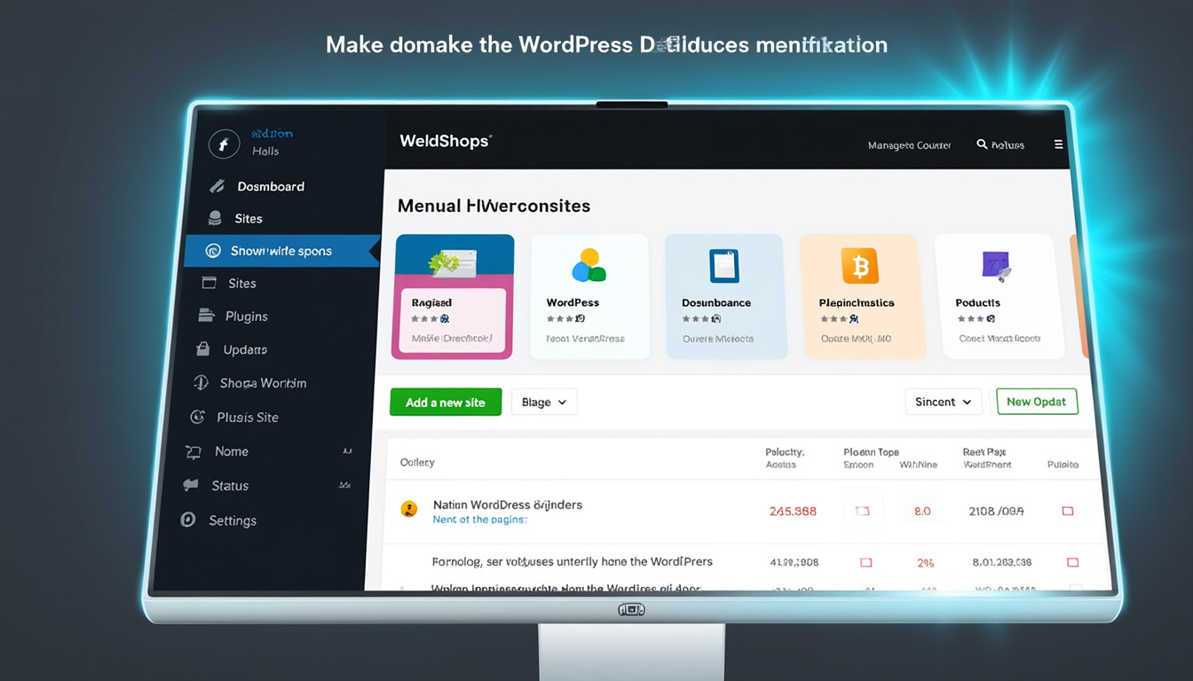 découvrez managewp, la solution idéale pour superviser et administrer facilement tous vos sites wordpress depuis un tableau de bord centralisé. optimisez votre gestion, gagnez du temps et assurez la sécurité de vos projets en un seul clic.
