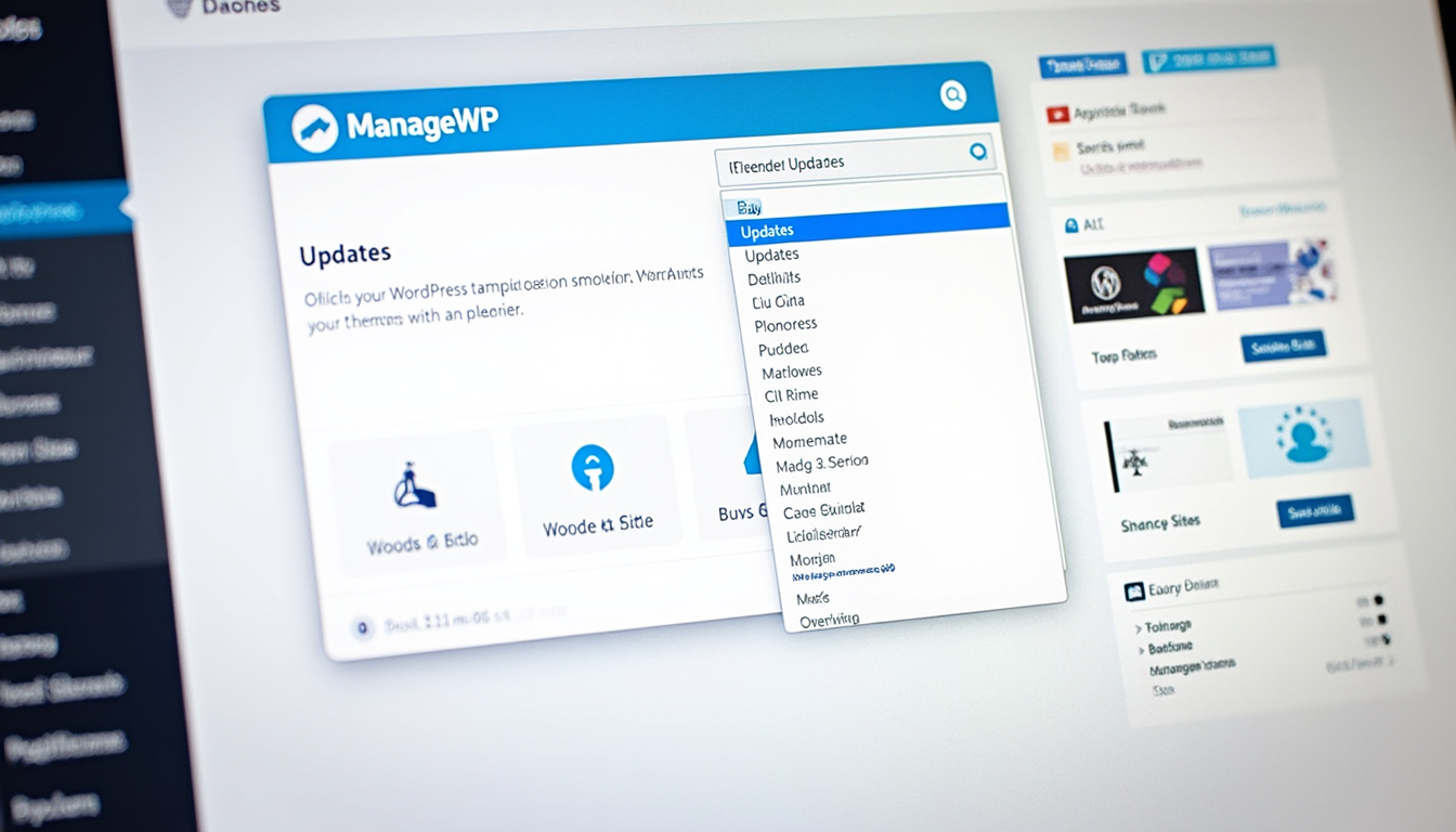 découvrez managewp, la solution idéale pour contrôler et gérer tous vos sites wordpress depuis un tableau de bord unique. simplifiez la gestion de vos sites, optimisez les performances et centralisez vos tâches pour une efficacité accrue.