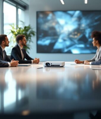 Optimisez vos réunions avec un vidéoprojecteur bureautique longue durée performant améliorez l'efficacité de vos réunions grâce à un vidéoprojecteur bureautique longue durée performant, alliant qualité d'image et fiabilité pour une communication optimale.