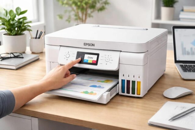 découvrez notre test complet de l'epson et-2850, mettant en lumière son interface utilisateur intuitive et sa facilité d'utilisation pour une expérience d'impression optimale.