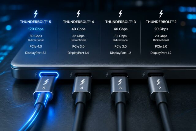 Thunderbolt 5 face à ses prédécesseurs : Une analyse comparative découvrez une analyse comparative détaillée de thunderbolt 5 et de ses prédécesseurs, mettant en lumière les améliorations de performance et les nouveautés technologiques.