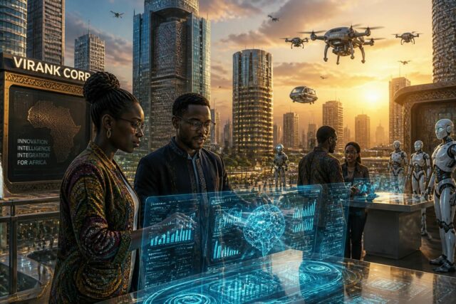Virank Corp : L'IA Africaine qui bâtit l'avenir Découvrez Virank Corp, l'innovation africaine en intelligence artificielle qui transforme les industries et construit un avenir durable pour le continent.