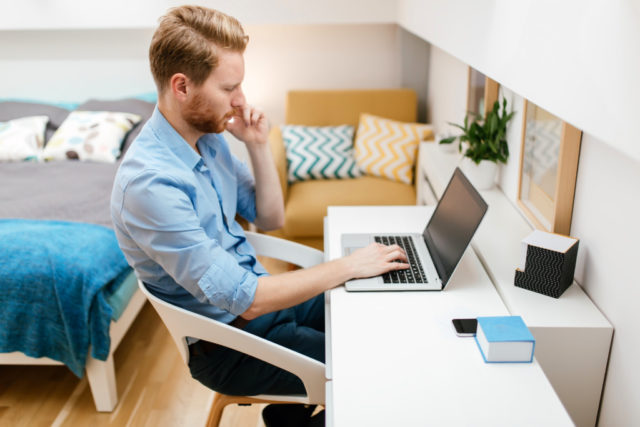 bureau pour télétravail