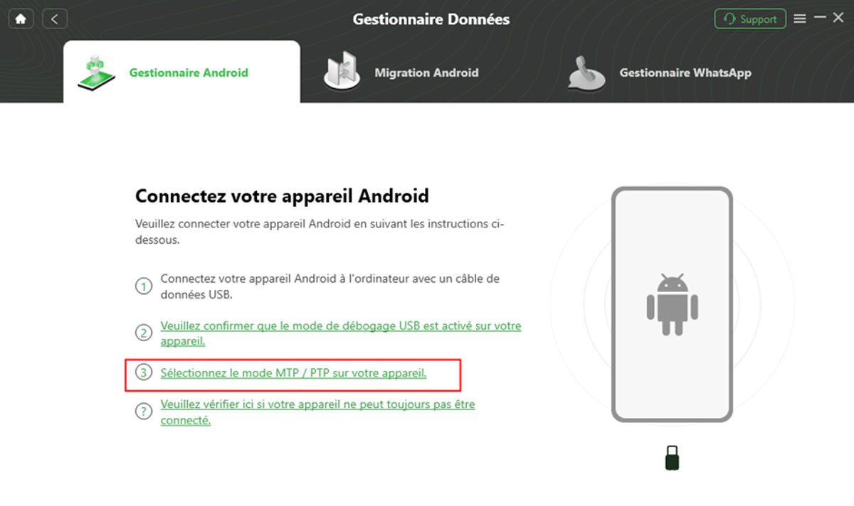 connecter smartphone