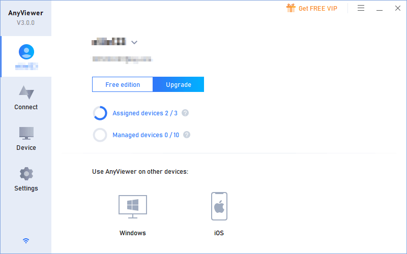 connexion anyviewer
