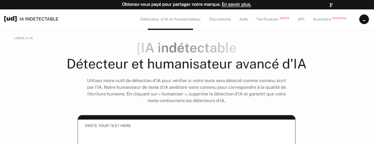 outil ai indétectable