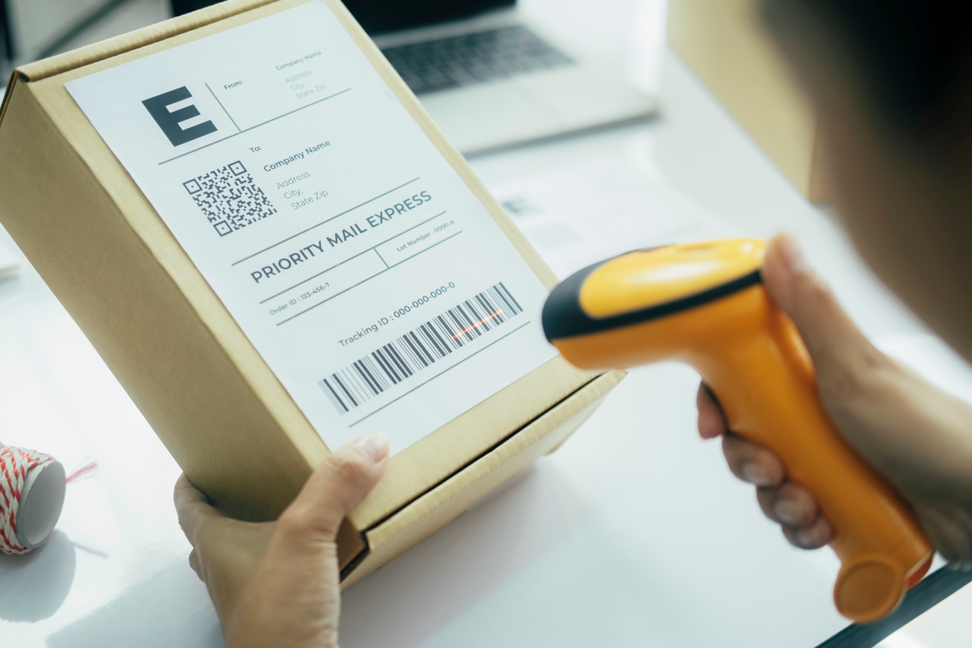 étiquette sur mesure stock