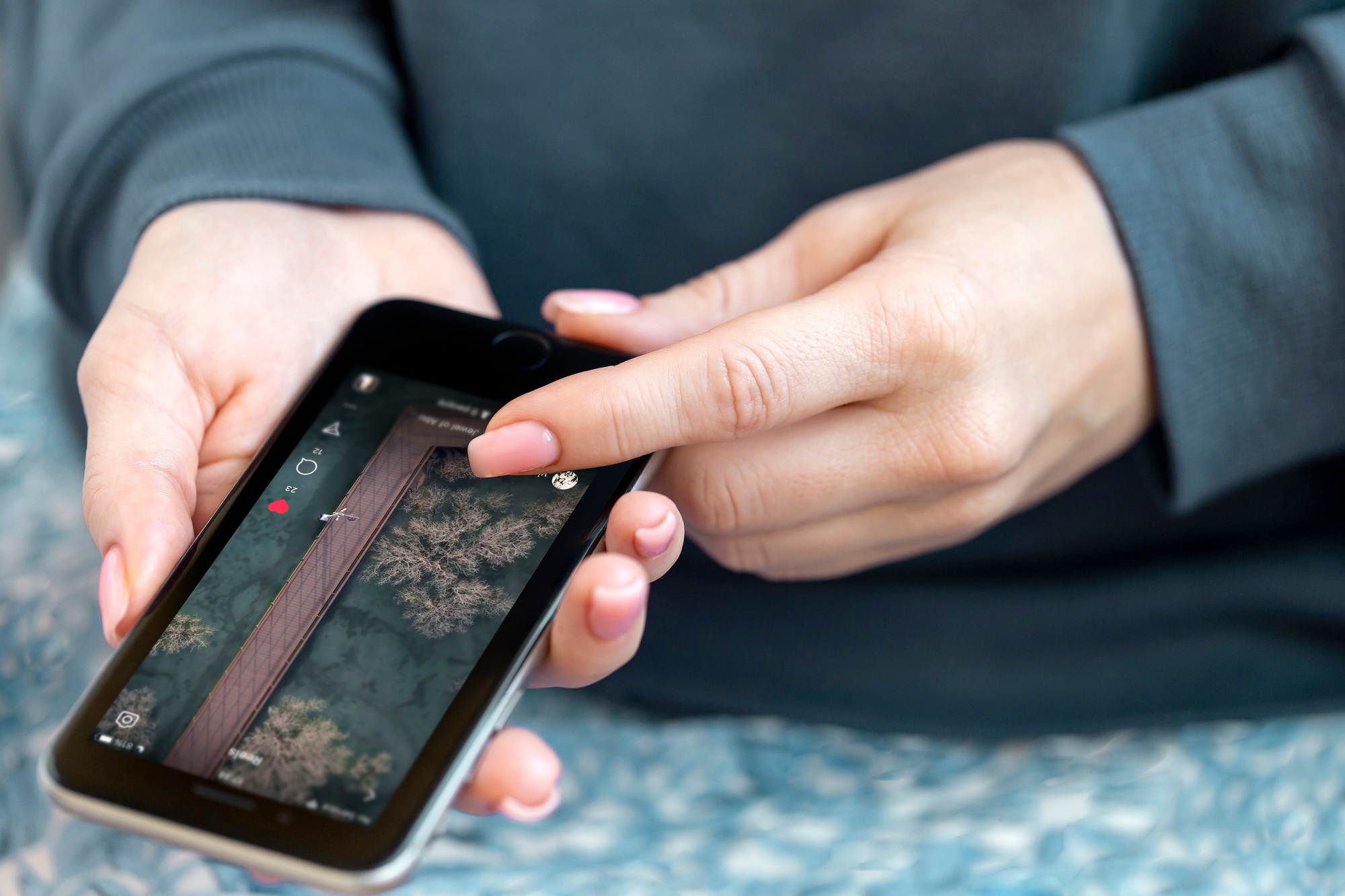 fil instagram sur iphone